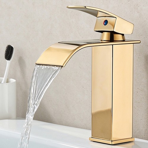 Gold waschtischarmatur - gold,
